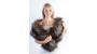 Silver fox fur stole